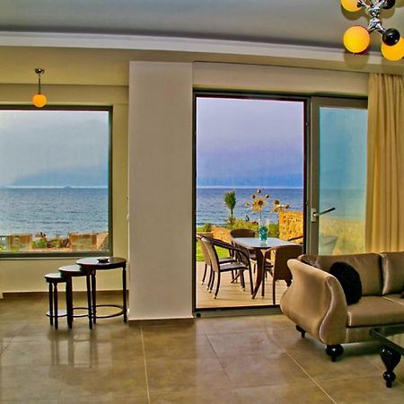 Sea View Beachfront Villa Peri Gouves Exterior foto