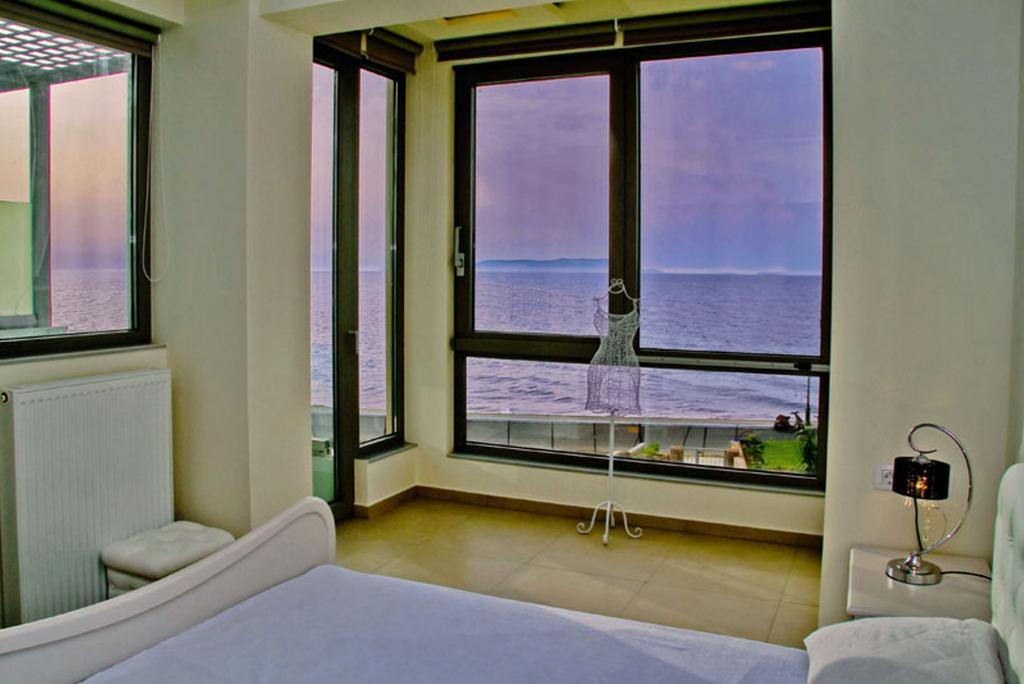 Sea View Beachfront Villa Peri Gouves Exterior foto
